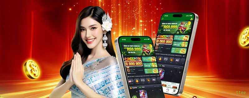 Aplicativo móvel ttee para iOS e Android